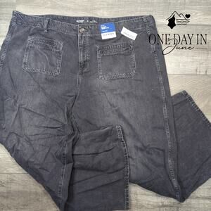 Old Navy High Rise Baggy Wide Leg Jeans Size 20
